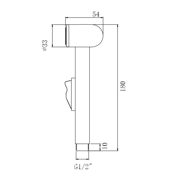 Handheld Bidet Sprayer for Toilet Seat
