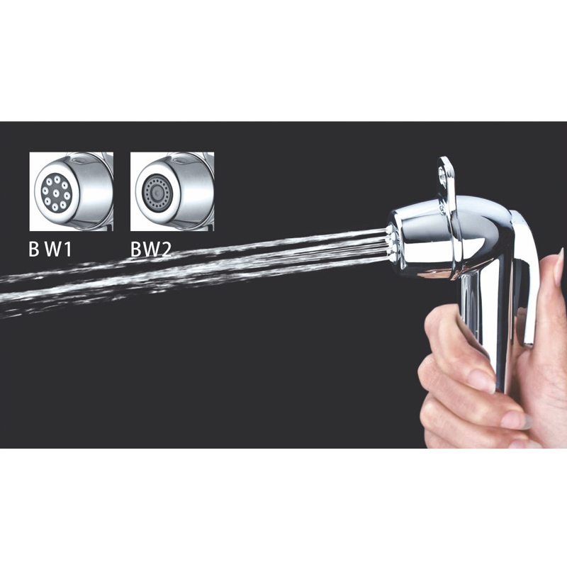 20mm Male Thread Bathroom Bidet Toilet Sprayer Head ABS Plated