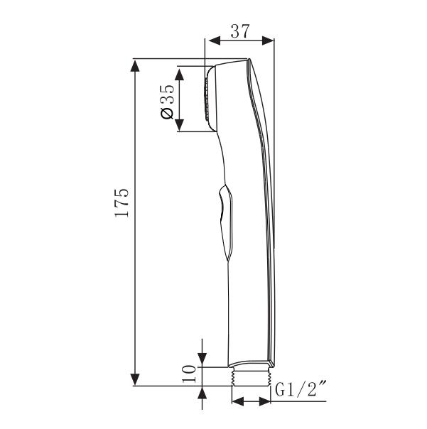 Handheld Bidet Sprayer for Toilet Warm Water