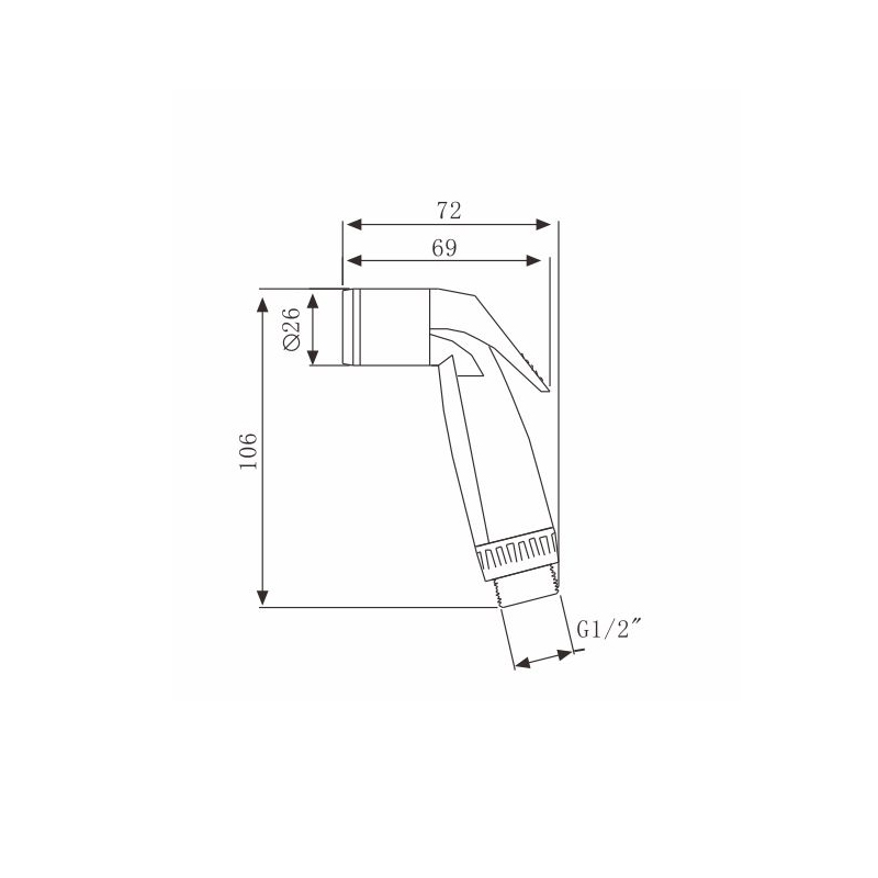 Bidet Toilet Sprayer Head-Handheld Bidet Sprayer