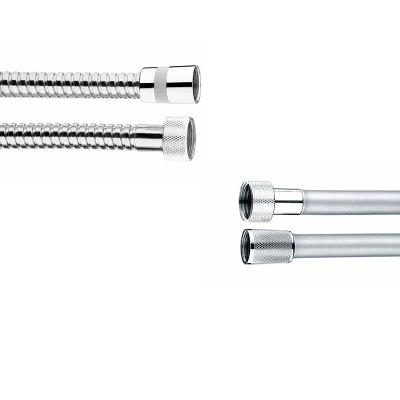 The difference between metal shower hose and PVC shower hose