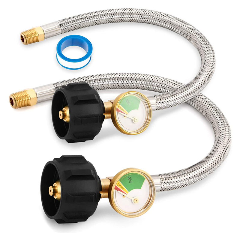 How to install the natural gas hose