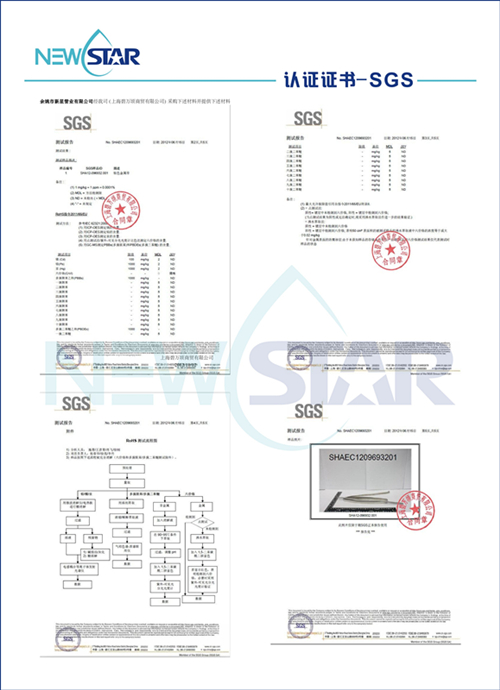 SGS certificate
